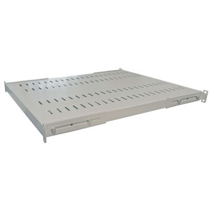 Полка 19" стационарная усиленная для шкафа гл. 600, цвет-серый Полка 19" стационарная усиленная для шкафа гл. 600, цвет-серый