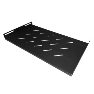 Полка 19" стационарная для шкафа настенного гл. 450, цвет-черный