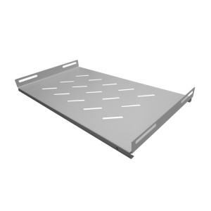 Полка 19" стационарная для шкафа настенного гл. 450, цвет-серый