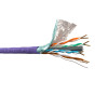 Кабель FTP 4 cat.6, нг(А)-HF LSZH, фиолетовый, бухта 305м "Netko"