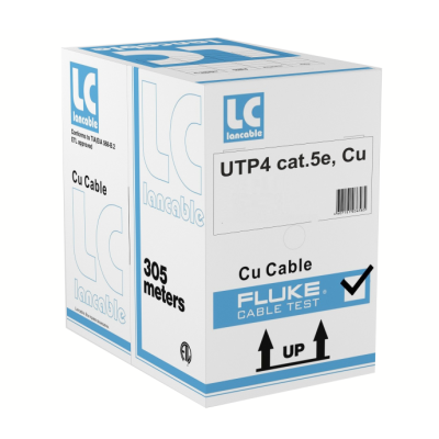 Кабель UTP 4 cat.5e, бухта 305м, "LanCable"