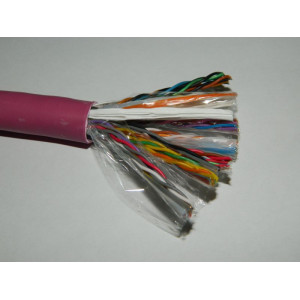  Кабель UTP25 cat.5e, нг(А)-HF FR-LSZH, 0,5мм, фиолетовый