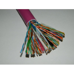  Кабель UTP50 cat.5e, нг(А)-HF FR-LSZH, 0,5мм, фиолетовый