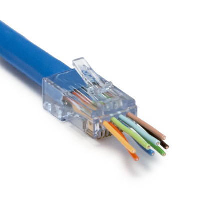 Сквозной коннектор RJ-45 8P-8C CAT5e 