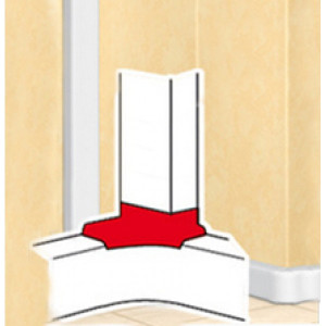 LEGRAND 010763 Отвод угловой для кабель-каналов 80х35мм, 105х35мм, 80х50мм, 150х50мм