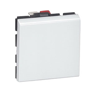 LEGRAND 077041 Выключатель кнопочный перекидной, 2М, 6А, белый, Mosaic LEGRAND 077041 Выключатель кнопочный перекидной, 2М, 6А, белый, Mosaic