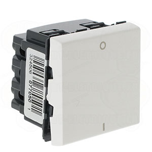 LEGRAND 077050 Выключатель 2-х полюсный, 2М, 20А, белый, Mosaic LEGRAND 077050 Выключатель 2-х полюсный, 2М, 20А, белый, Mosaic