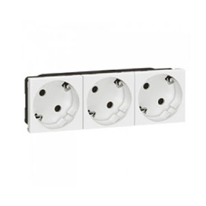 LEGRAND 077253 Модуль розетки 3х2К+3 под углом 45°, НемецСтндрт, безвинт зажим, проходн, Mosaic LEGRAND 077253 Модуль розетки 3х2К+3 под углом 45°, НемецСтндрт, безвинт зажим, проходн, Mosaic