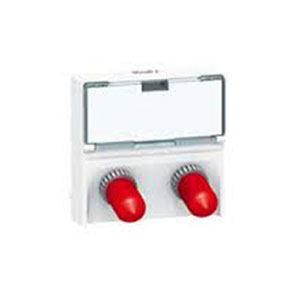 LEGRAND 078616 Модуль розетки волоконно-оптической 2хST, байонетное соединение, Mosaic LEGRAND 078616 Модуль розетки волоконно-оптической 2хST, байонетное соединение, Mosaic
