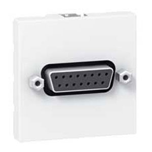 LEGRAND 078766 Модуль розетки SUB D15, пайка, Mosaic LEGRAND 078766 Модуль розетки SUB D15, пайка, Mosaic