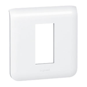 LEGRAND 078811 Декоративная рамка M45, 1М, горизонтальная установка, белая, Mosaic