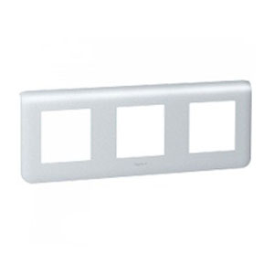 LEGRAND 079006 Декоративная рамка M45, 3Х2М, горизонтальная установка, алюминиевая, Mosaic