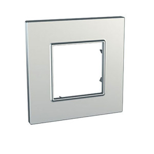 LEGRAND 079011 Декоративная рамка M45, 1М, горизонтальная установка, алюминиевая, Mosaic
