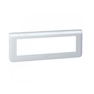 LEGRAND 079018 Декоративная рамка M45, 8М, горизонтальная установка, алюминиевая, Mosaic