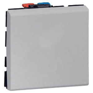 LEGRAND 079211 Переключатель 2-х позиционный, 2М, алюминиевый, Mosaic LEGRAND 079211 Переключатель 2-х позиционный, 2М, алюминиевый, Mosaic