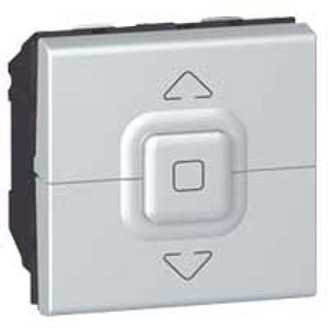 LEGRAND 079226 Выключатель управления приводами, 2М, 500 Вт макс., алюминиевый, Mosaic LEGRAND 079226 Выключатель управления приводами, 2М, 500 Вт макс., алюминиевый, Mosaic
