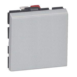 LEGRAND 079240 Выключатель кнопочный, 2М, 6А, алюминиевый, Mosaic LEGRAND 079240 Выключатель кнопочный, 2М, 6А, алюминиевый, Mosaic