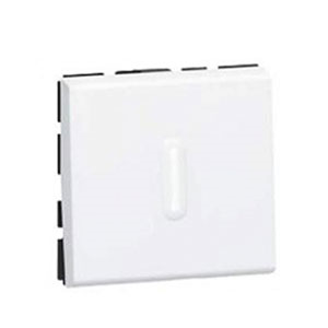 LEGRAND 079242 Выключатель кнопочный, 2M, 6А, с подсветкой, алюминиевый, Mosaic LEGRAND 079242 Выключатель кнопочный, 2M, 6А, с подсветкой, алюминиевый, Mosaic