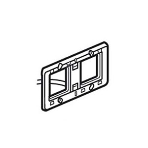 LEGRAND 080258 Суппорт для механизмов с подсветкой, горизонтальный, 4М, Mosaic