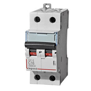 LEGRAND 407800 Автоматический выключатель, серия DX3, С16A, 10kA, 2-полюсный LEGRAND 407800 Автоматический выключатель, серия DX3, С16A, 10kA, 2-полюсный
