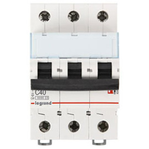 LEGRAND 409258 Автоматический выключатель, серия DX3, С40A, 15кА, 3-полюсный LEGRAND 409258 Автоматический выключатель, серия DX3, С40A, 15кА, 3-полюсный