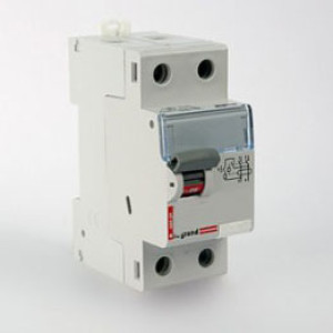 LEGRAND 411515 Дифференциальный выключатель, серия DX3, 40A, 100mA, 2-полюсный, тип АС