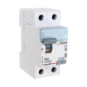 LEGRAND 411525 Дифференциальный выключатель, серия DX3, 40A, 300mA, 2-полюсный, тип АС