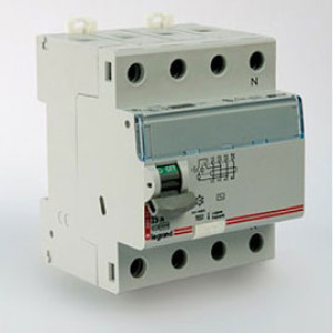 LEGRAND 411732 Дифференциальный выключатель, серия DX3, 25A, 500mA, 4-полюсный, тип АС