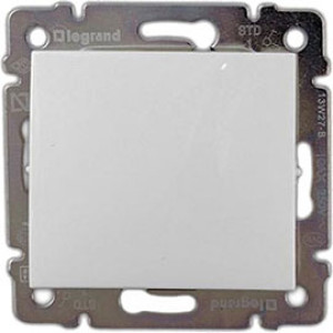LEGRAND 774406 Переключатель на 2 направления, 1-клавишный, 10АХ, 250В, белый, Valena