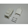 Модуль Keystone Кат.6А, RJ45/8P8C, 90°, без инструмента