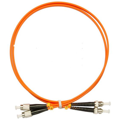 Шнур оптический Duplex, многомод (2м) FC-ST/UPC-DX-MM50/125-2.0