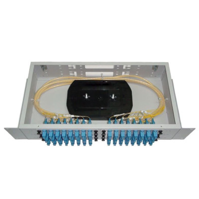 Кросс оптический 19", 2U, КОС-48 FC,SM укомплектованный