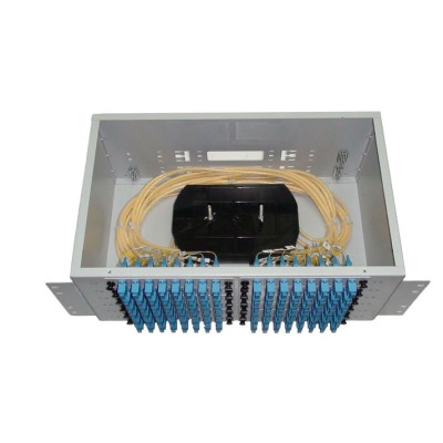 Кросс оптический 19", 3U, КОС-96 ST,SM укомплектованный